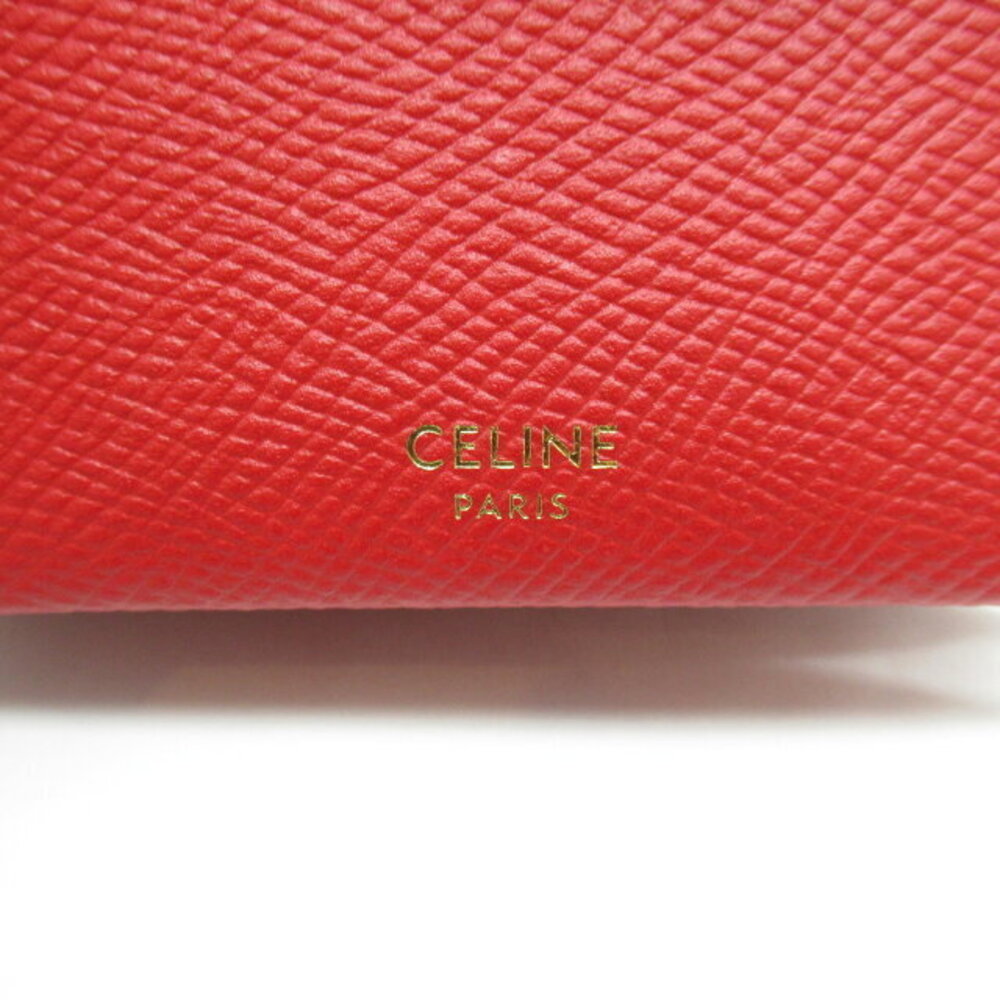 Celine Wallet Accessories Calfskin Leather Red Accessory Holder - Picture 6 of 8